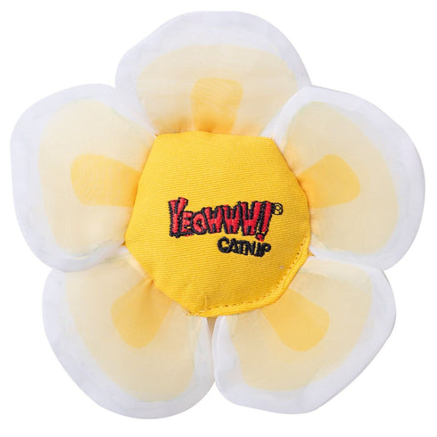 Yeowww! Catnip Daisy’s Flower White Cat Toy Poudre Pet & Feed Supply